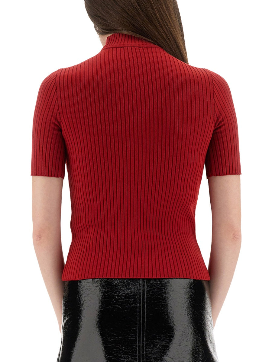Courreges Women "Reedition" Knitted T-Shirt COURREGES