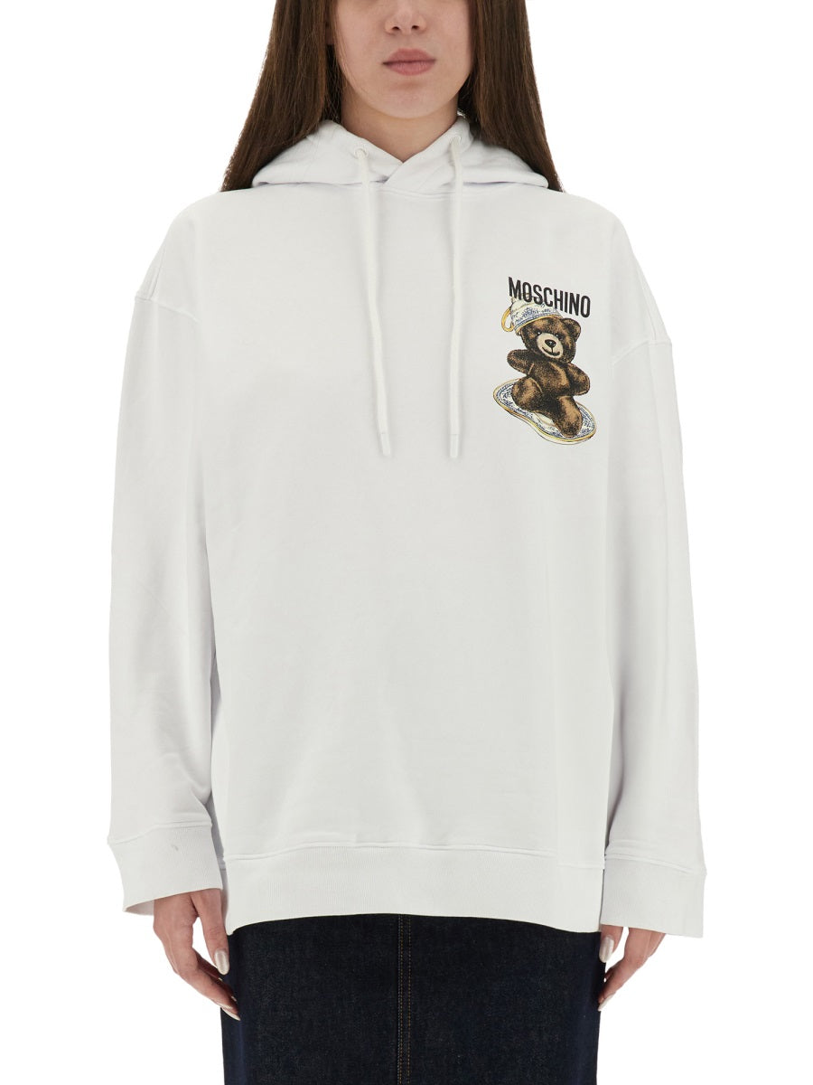 Moschino Women Sweatshirt With "Teddy" Print MOSCHINO