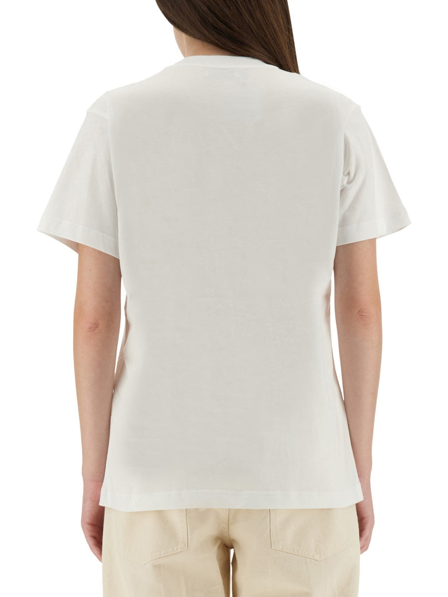 Moschino Women T-Shirt With Embroidery MOSCHINO