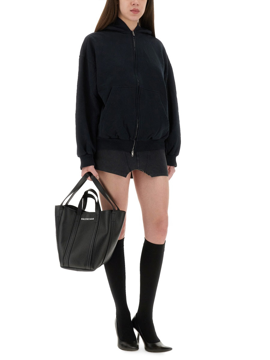 Balenciaga Women "Flipped" Zippered Sweatshirt BALENCIAGA