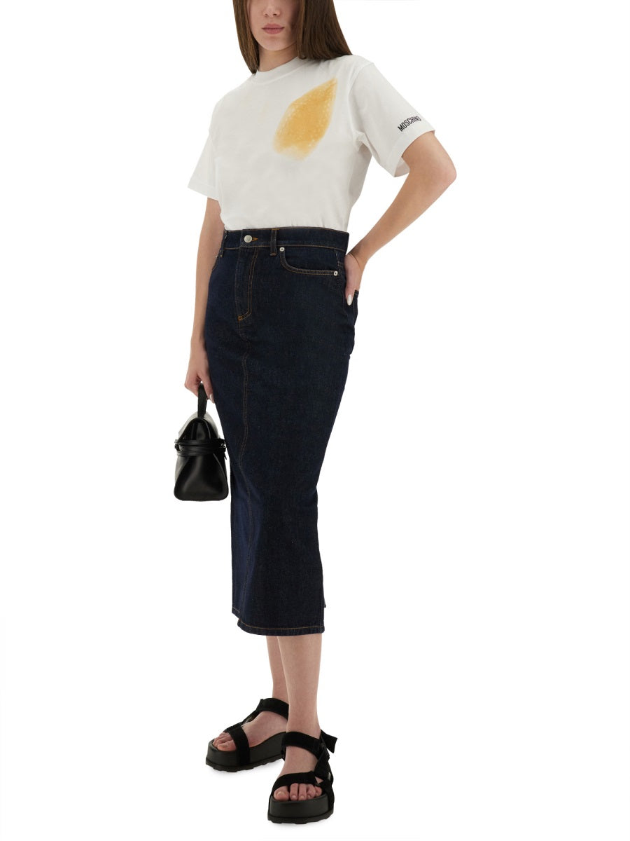 Moschino Women T-Shirt "Too Much Irony!" MOSCHINO