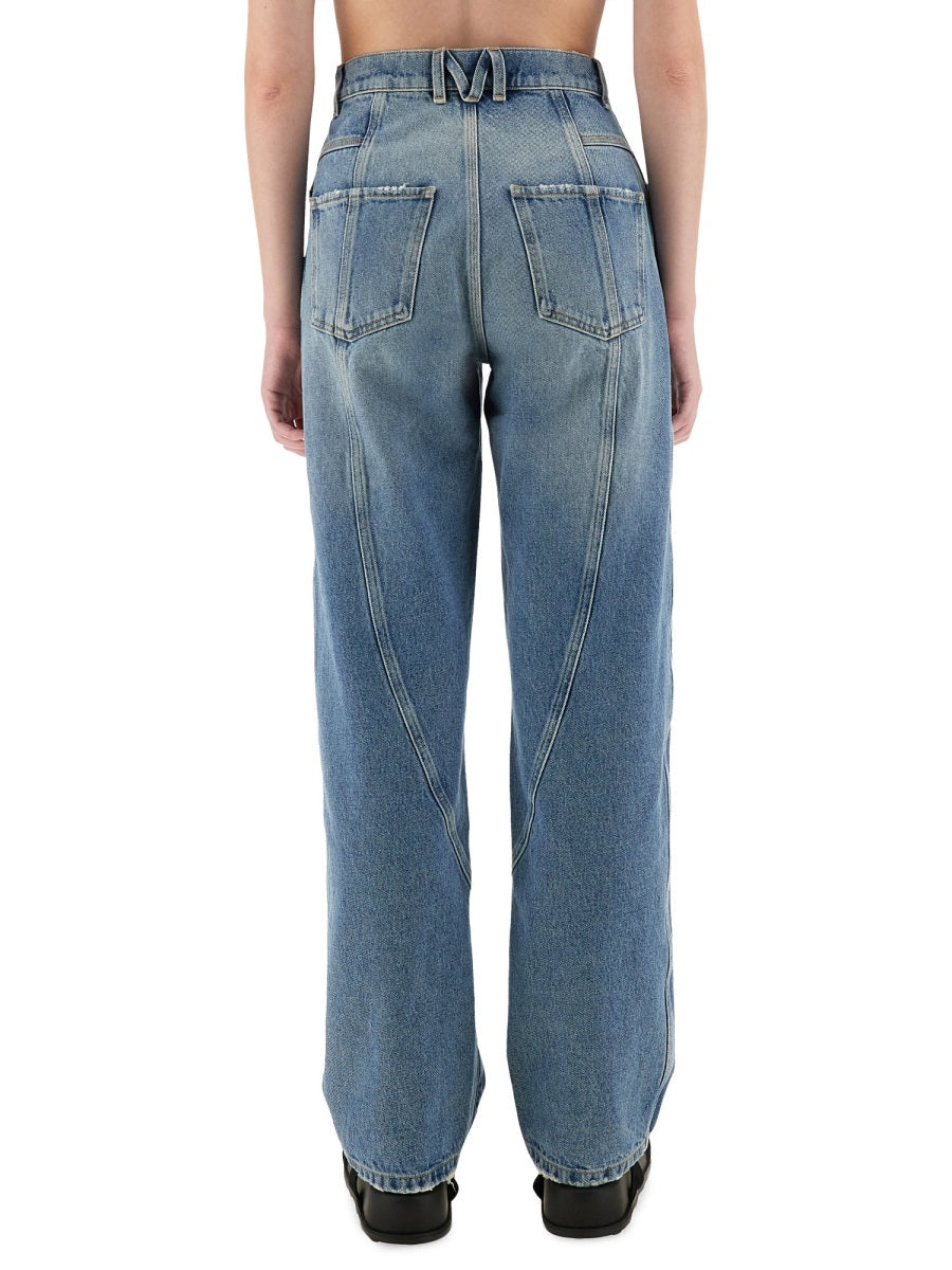 Moschino Women "Wide Leg" Jeans MOSCHINO