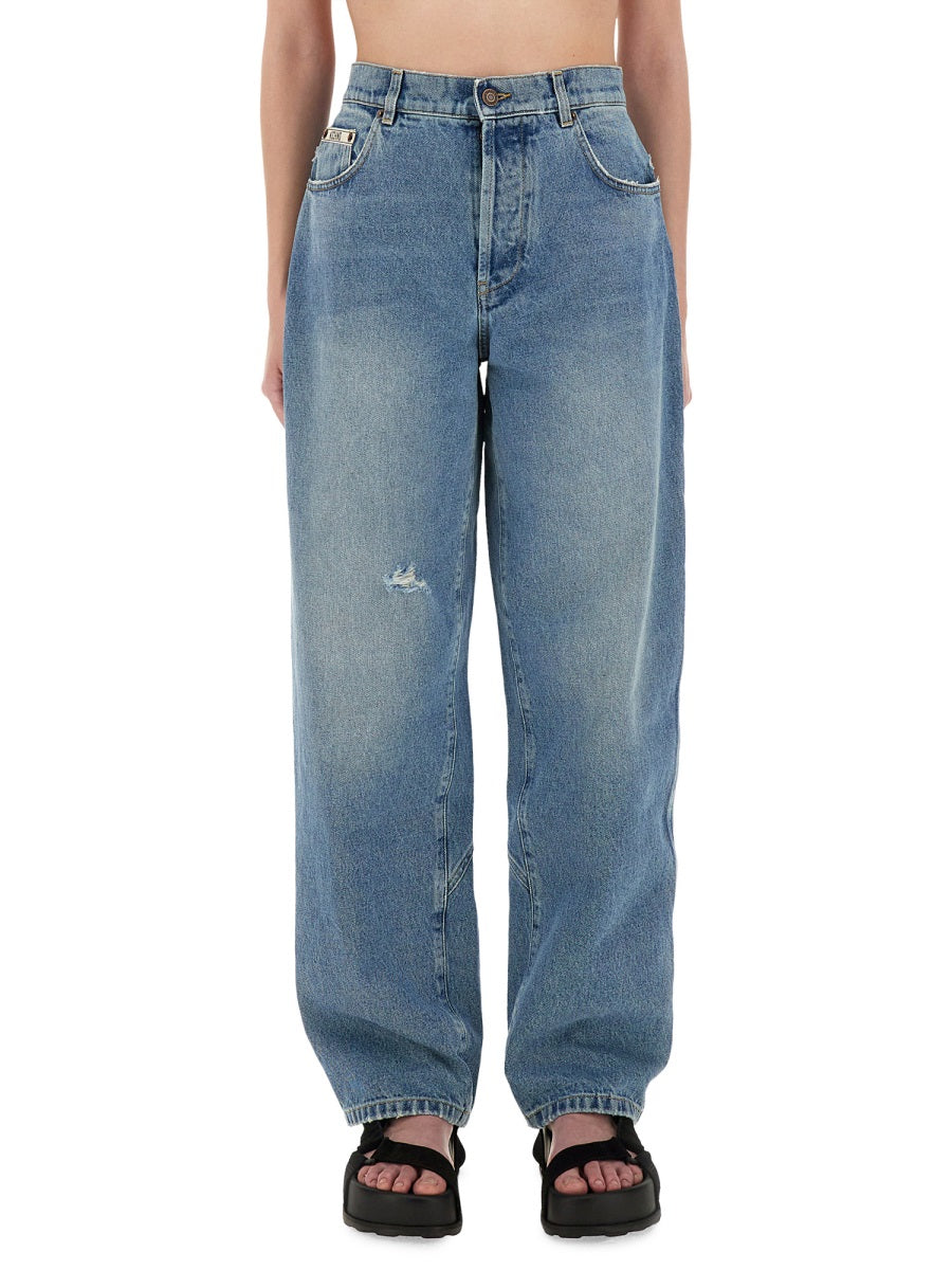 Moschino Women "Wide Leg" Jeans MOSCHINO