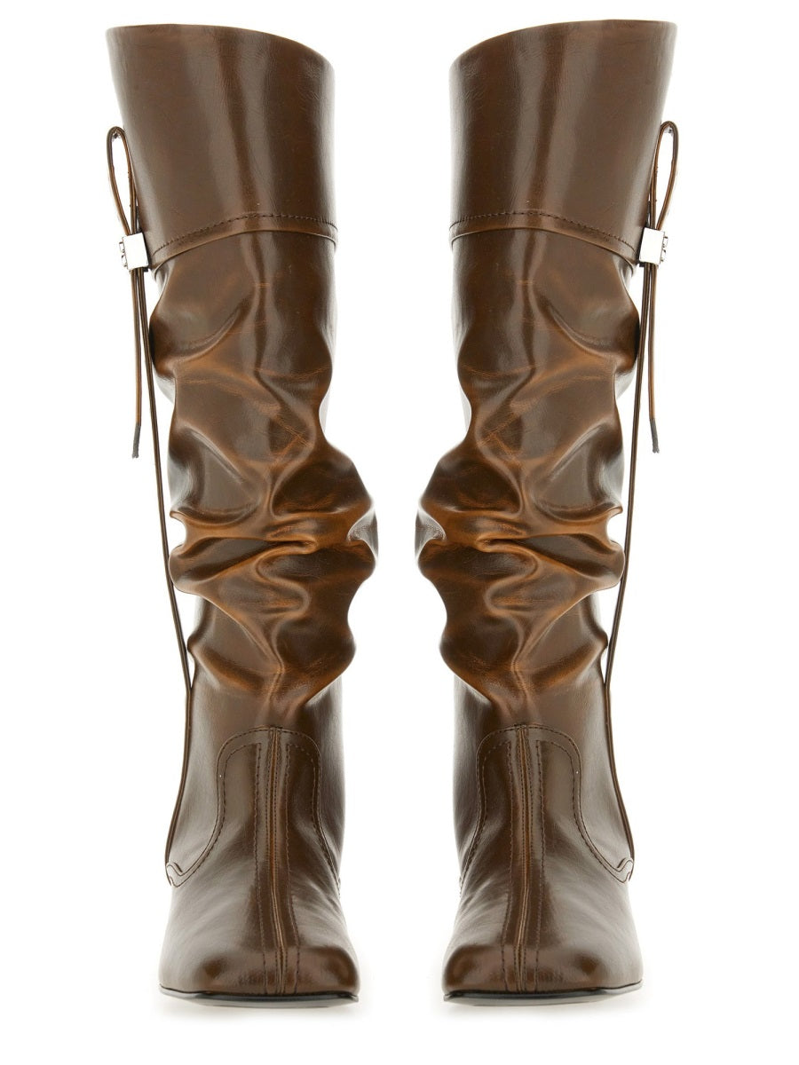 Ganni Women Slouchy Boot "Butterfly" GANNI