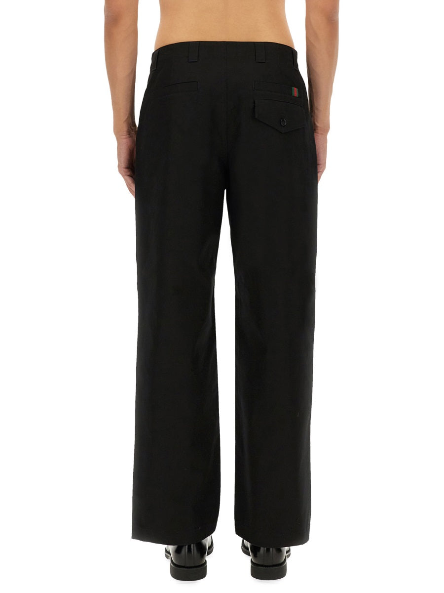 Gucci Men Pants With Web Detail GUCCI