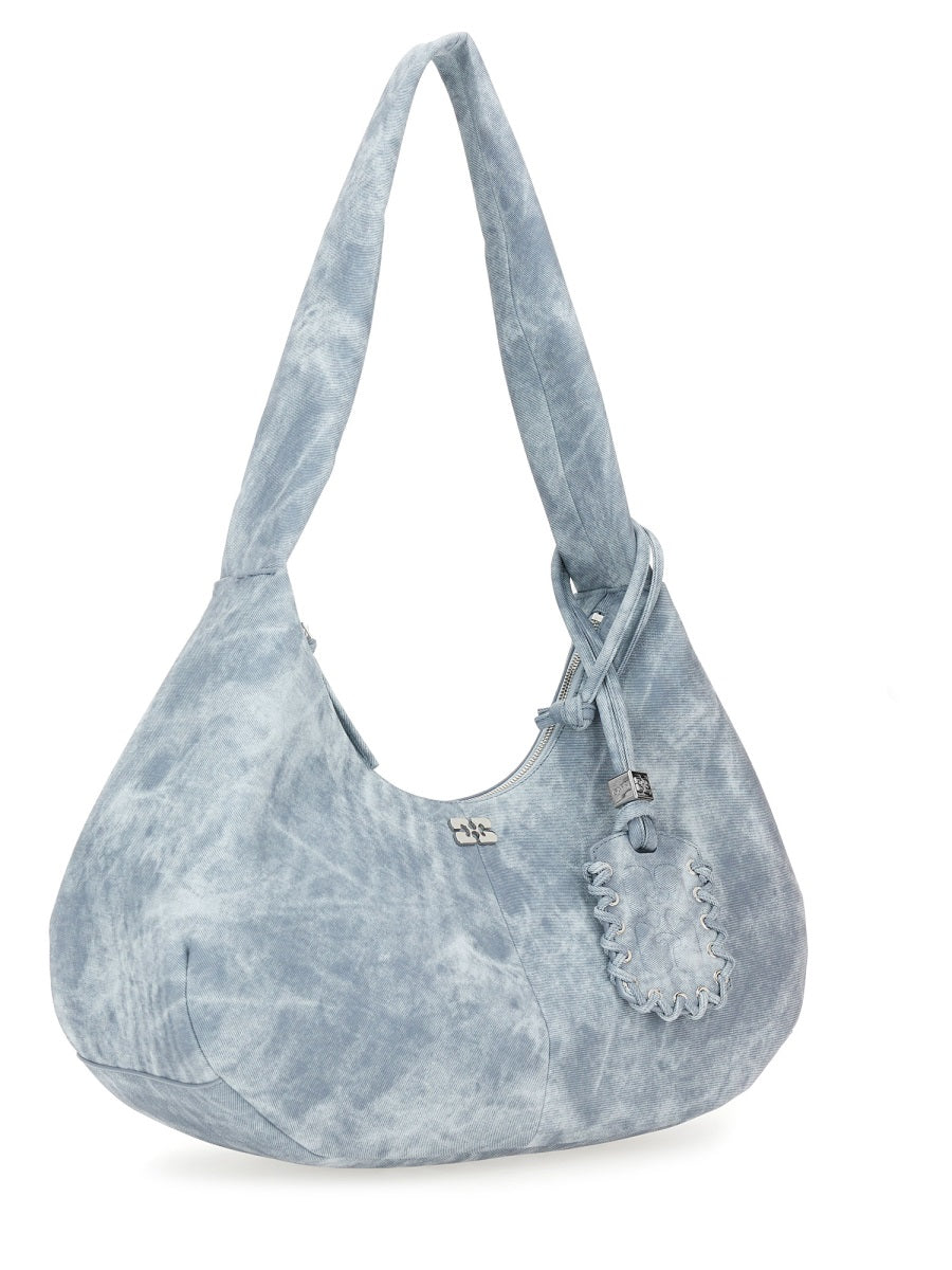 Ganni Women Medium "Bleached" Hobo Bag GANNI