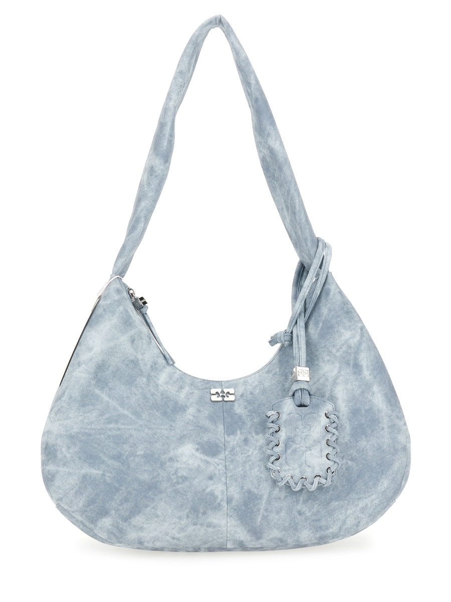 Ganni Women Medium "Bleached" Hobo Bag GANNI