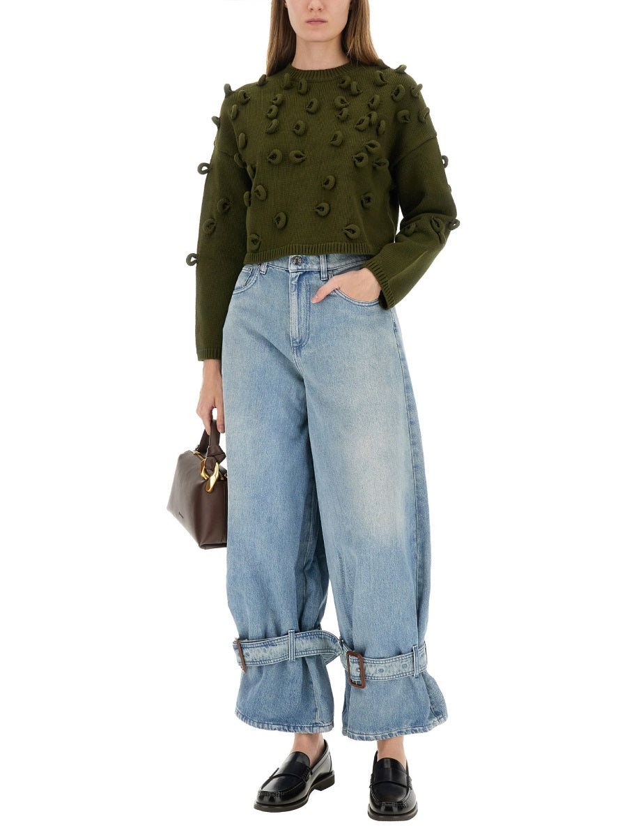 Jw Anderson Women Loop Cropped Jersey J.W. ANDERSON