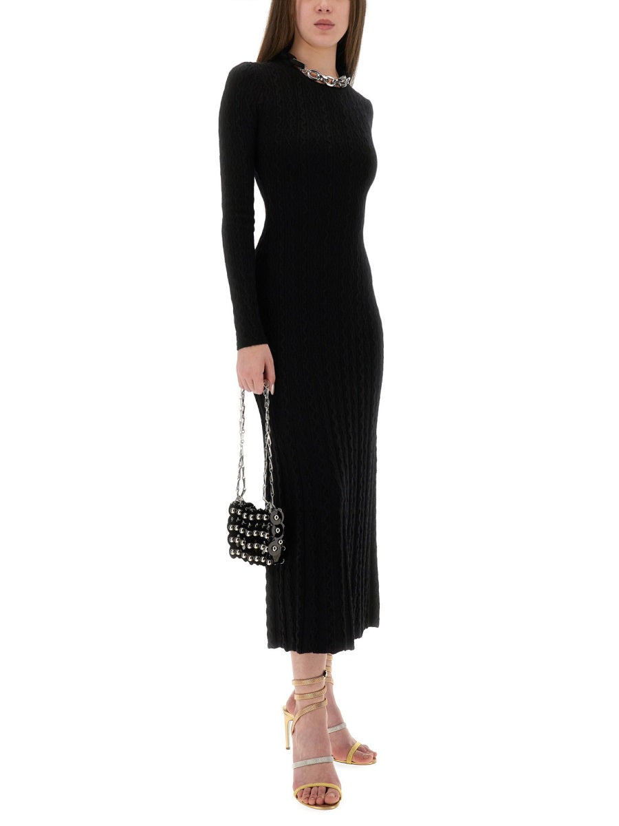 Rabanne Women Long Wool Dress PACO RABANNE