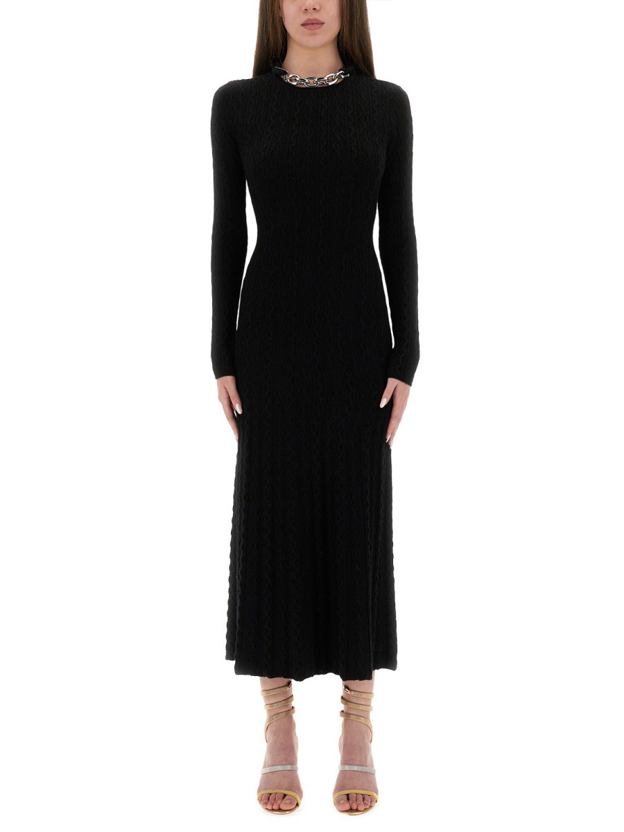 Rabanne Women Long Wool Dress PACO RABANNE
