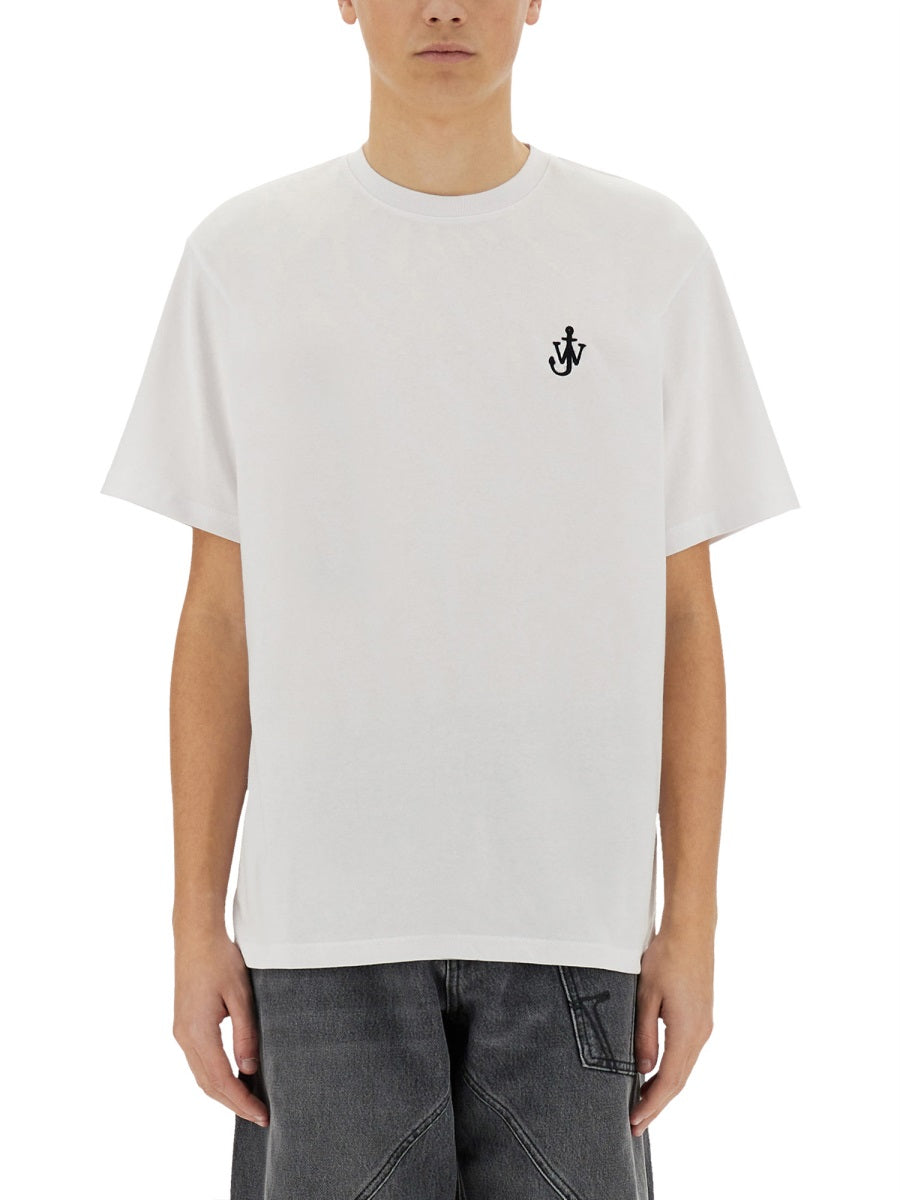 Jw Anderson Men "Anchor" T-Shirt J.W. ANDERSON