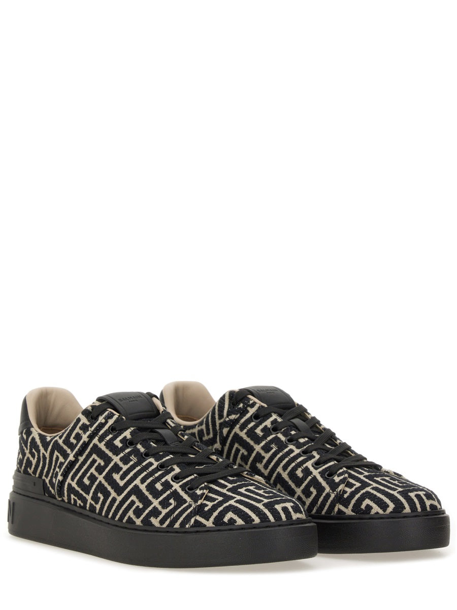 Balmain Men Jacquard "B-Court" Sneakers BALMAIN