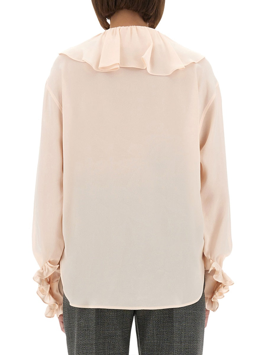 Alexander Mcqueen Women Shirt With Ruffles ALEXANDER MCQUEEN