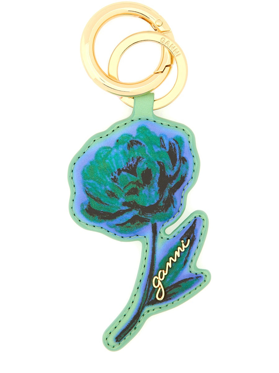 Ganni Women Keychain "Flower" GANNI