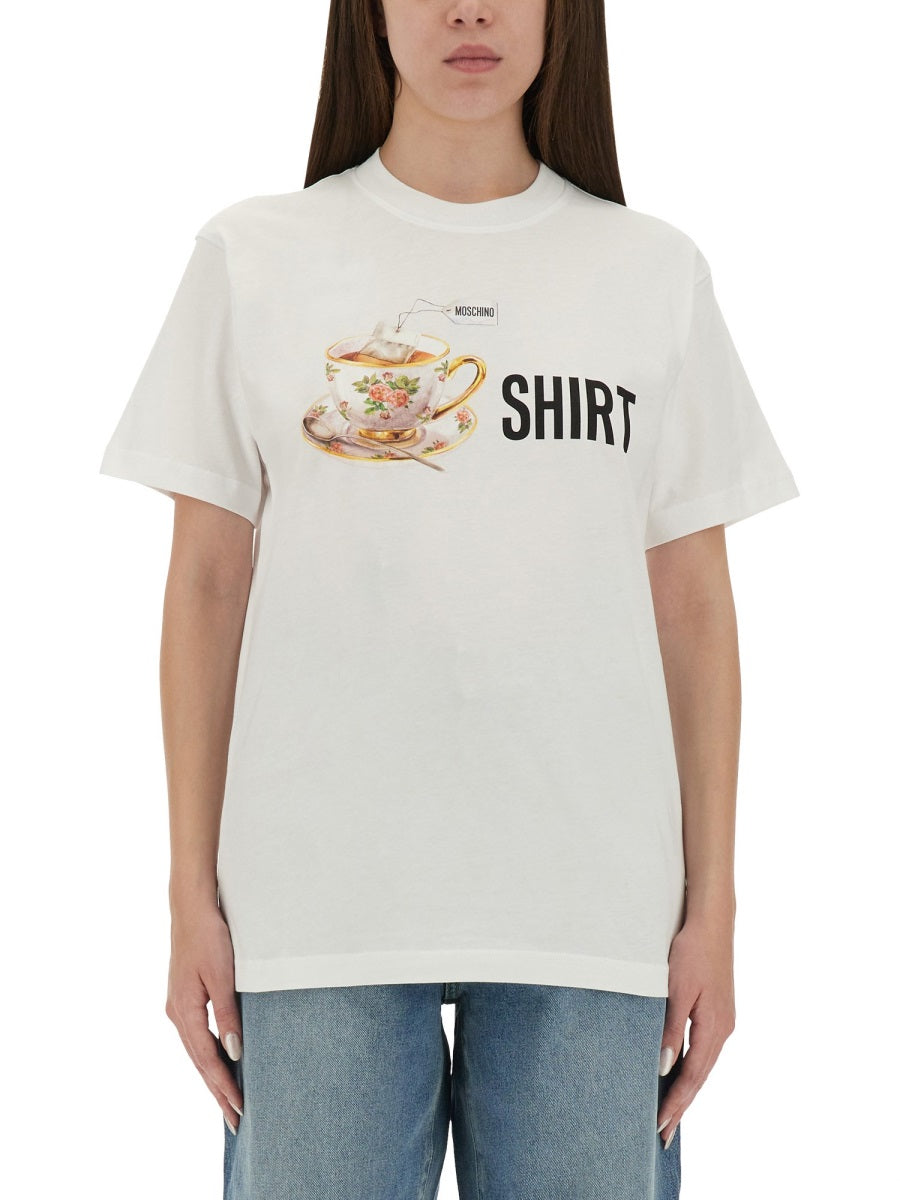 Moschino Women T-Shirt With Print MOSCHINO
