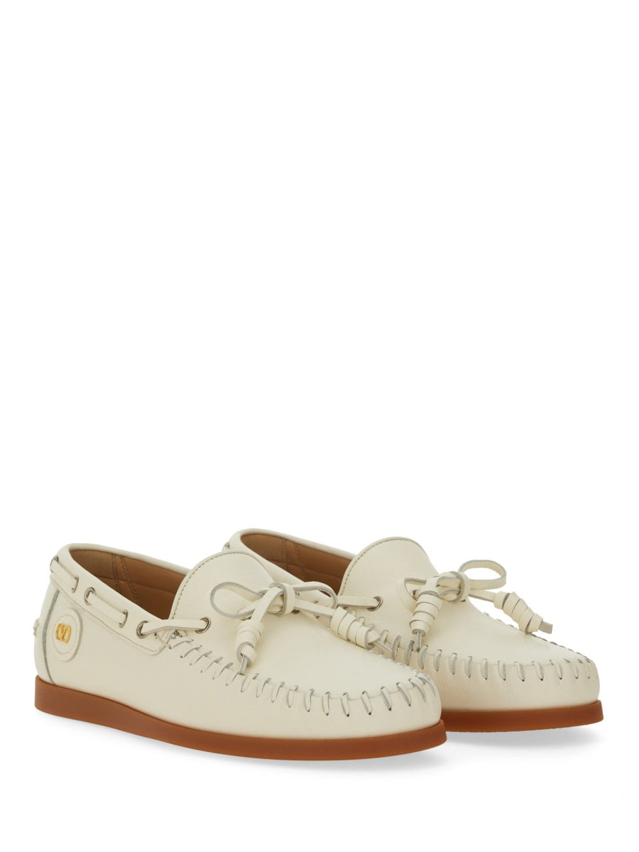Valentino Garavani Men "Palm Avenue" Boat Moccasin VALENTINO GARAVANI