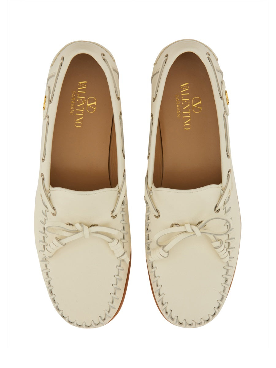 Valentino Garavani Men "Palm Avenue" Boat Moccasin VALENTINO GARAVANI