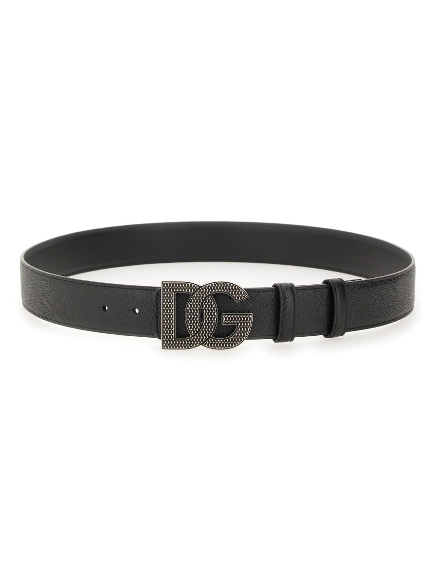 Dolce & Gabbana Men Loged Belt DOLCE & GABBANA