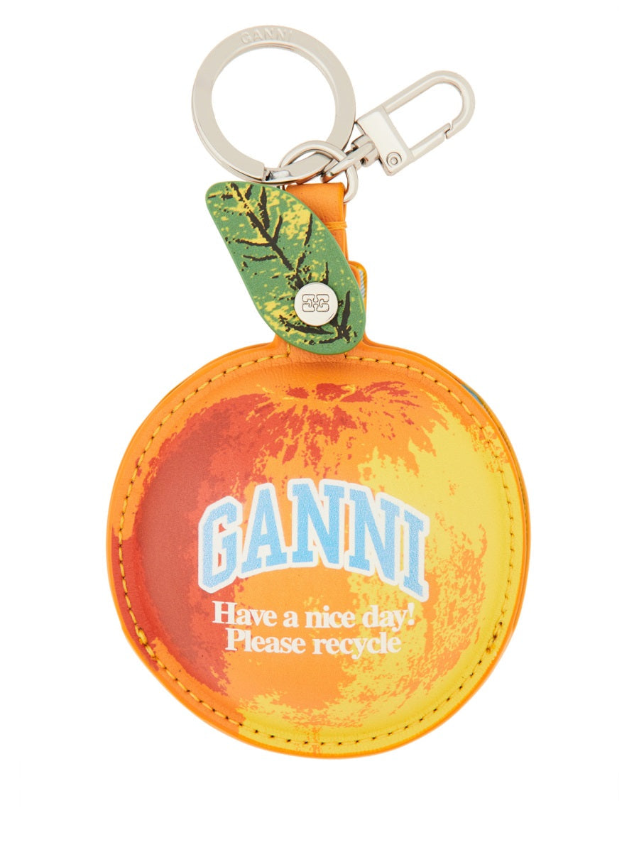 Ganni Women Keychain "Apple" GANNI