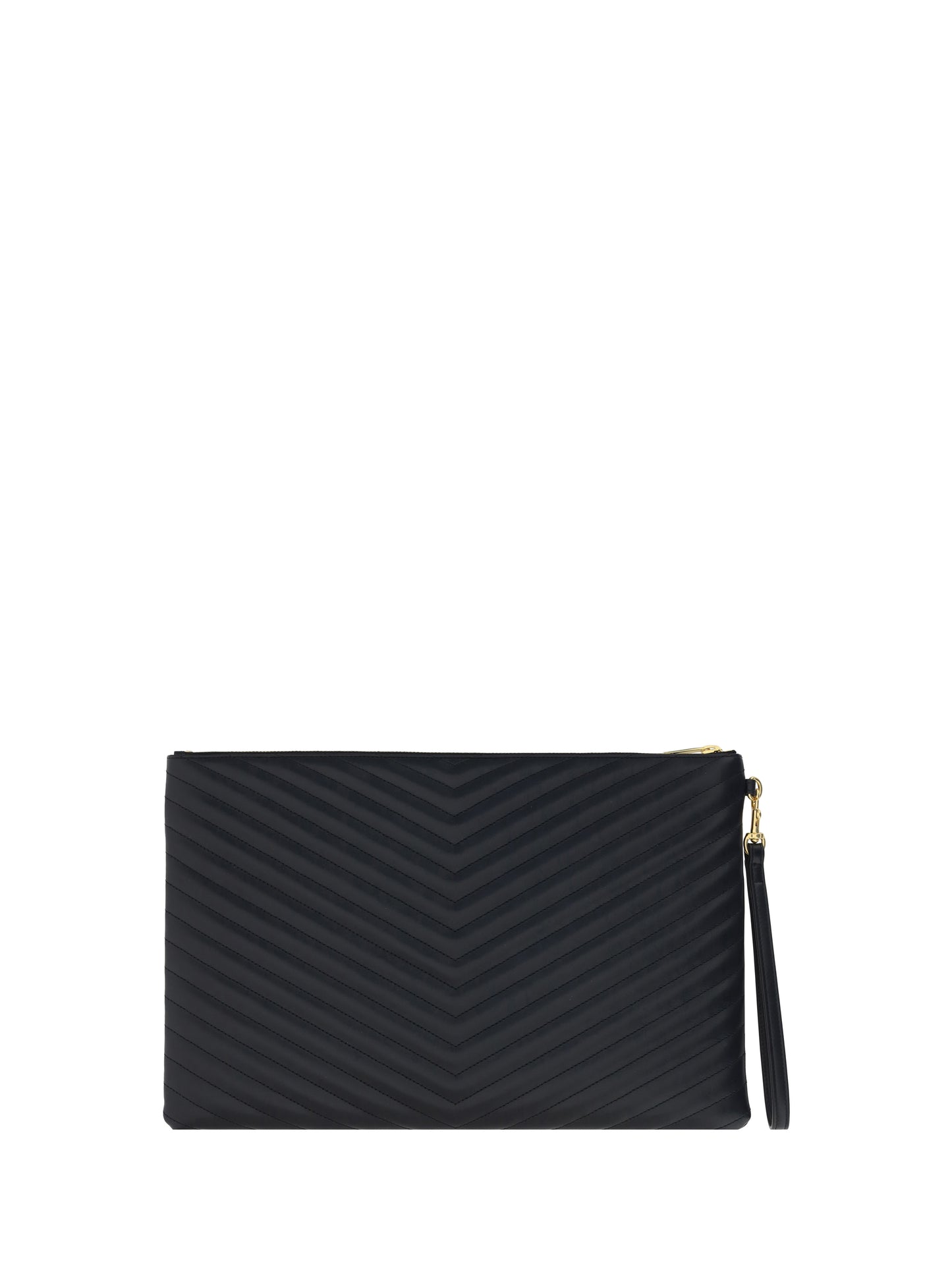 Saint Laurent Women Leather Pouch SAINT LAURENT