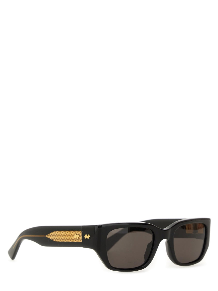 Bottega Veneta Unisex Square "Braided" Sunglasses BOTTEGA VENETA