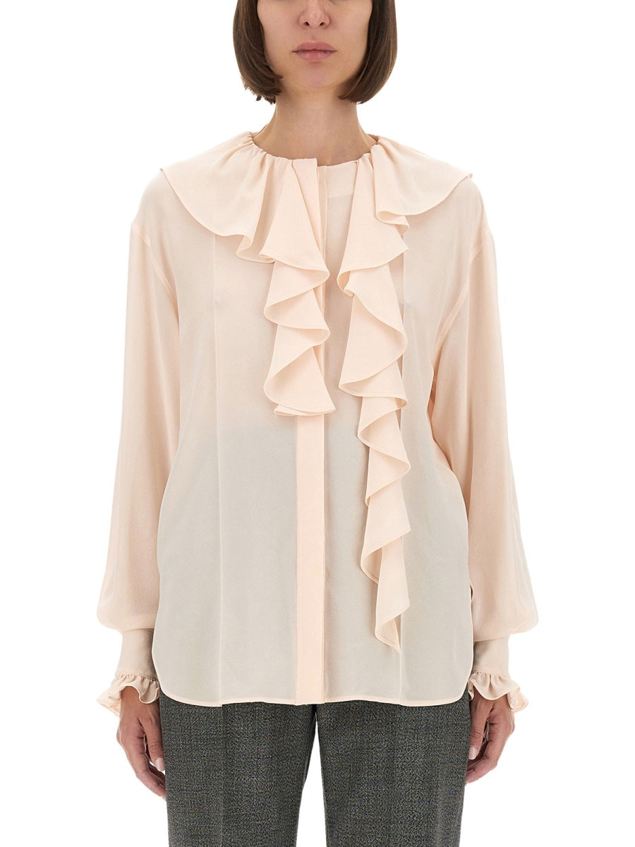 Alexander Mcqueen Women Shirt With Ruffles ALEXANDER MCQUEEN