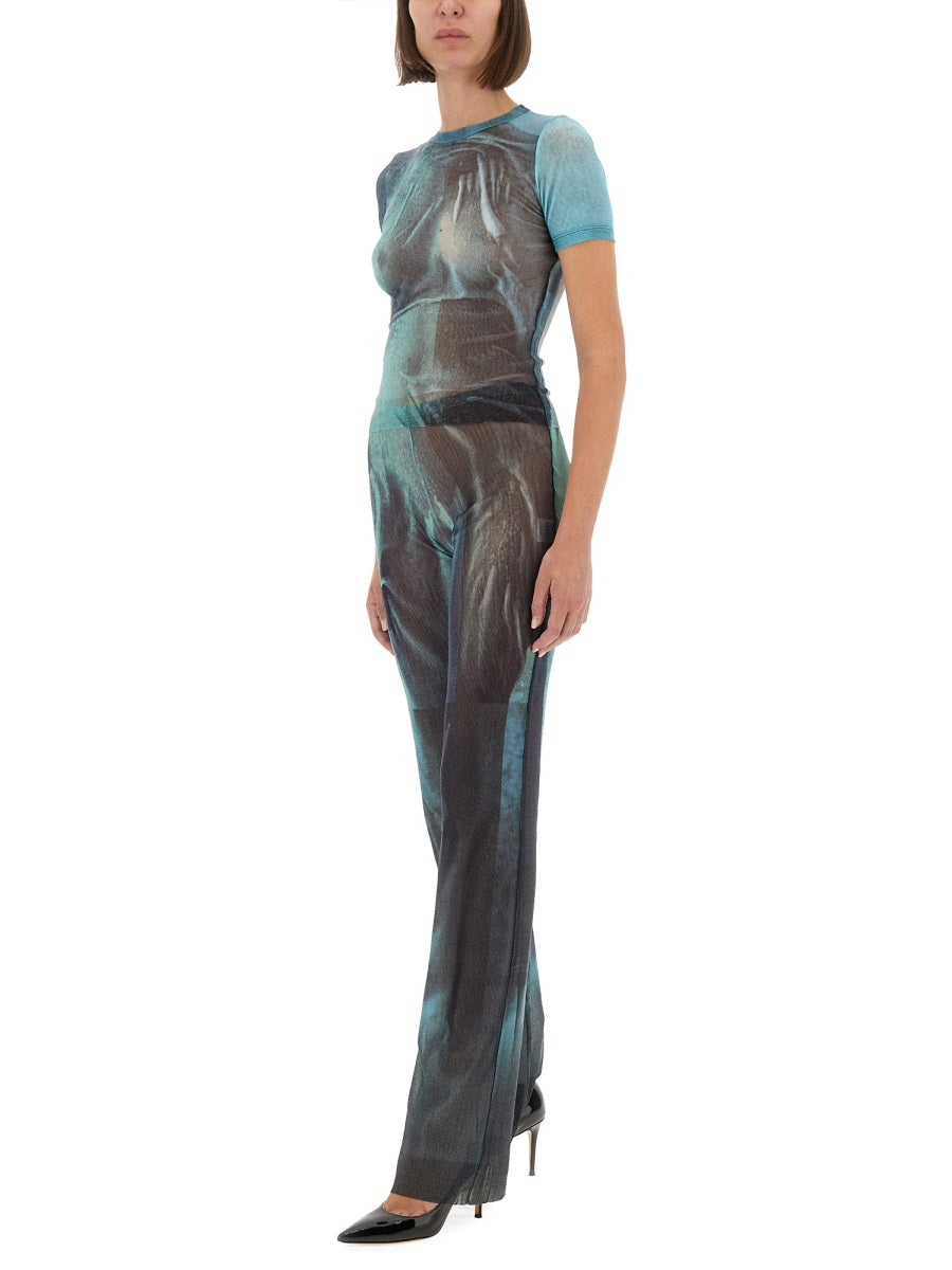 Jean Paul Gaultier Women "Water" Mesh Pants JEAN PAUL GAULTIER