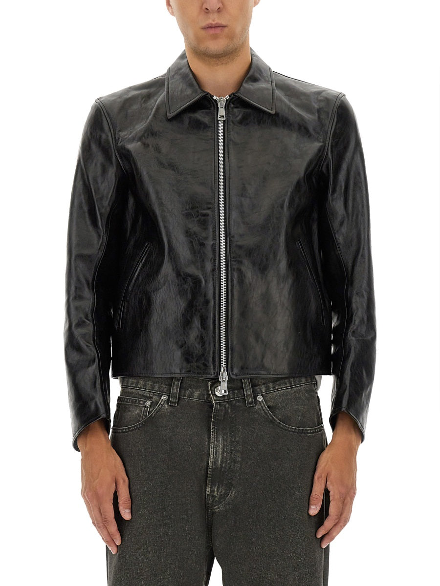 Our Legacy Men Giacca Mini In Pelle OUR LEGACY