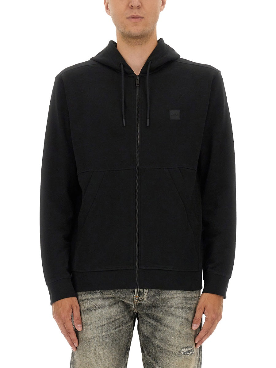 Boss Men Cotton Sweatshirt With Logo BOSS