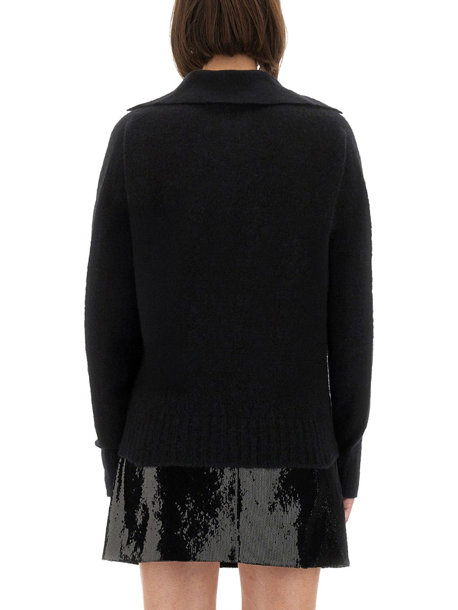 Tom Ford Women Cashmere And Silk Long Sleeve Polo Shirt TOM FORD