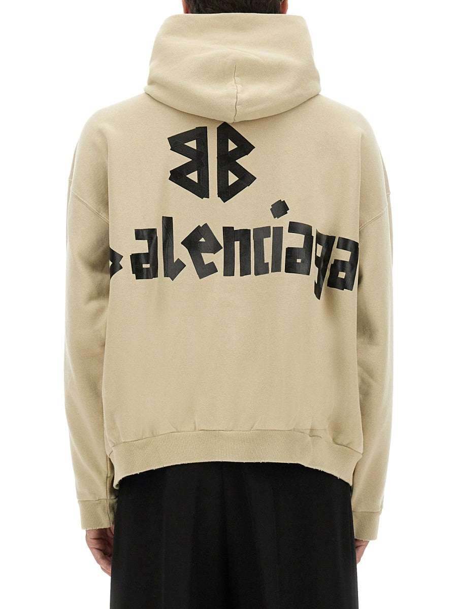 Balenciaga Men "Tape Type" Sweatshirt BALENCIAGA