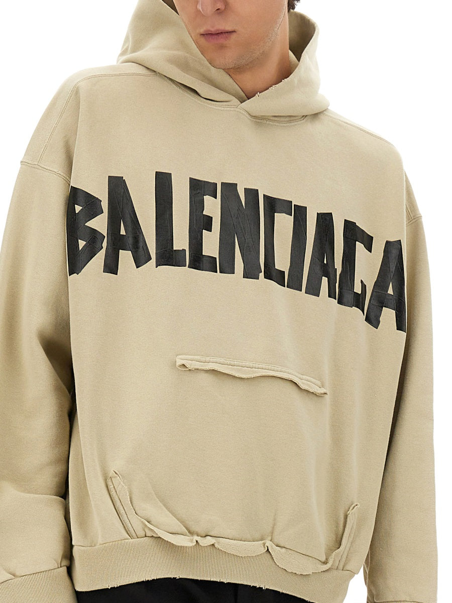 Balenciaga Men "Tape Type" Sweatshirt BALENCIAGA