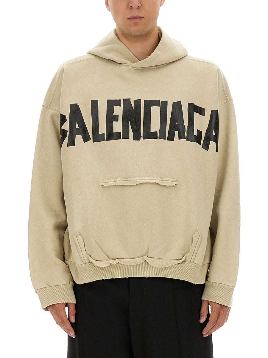 Balenciaga Men "Tape Type" Sweatshirt BALENCIAGA