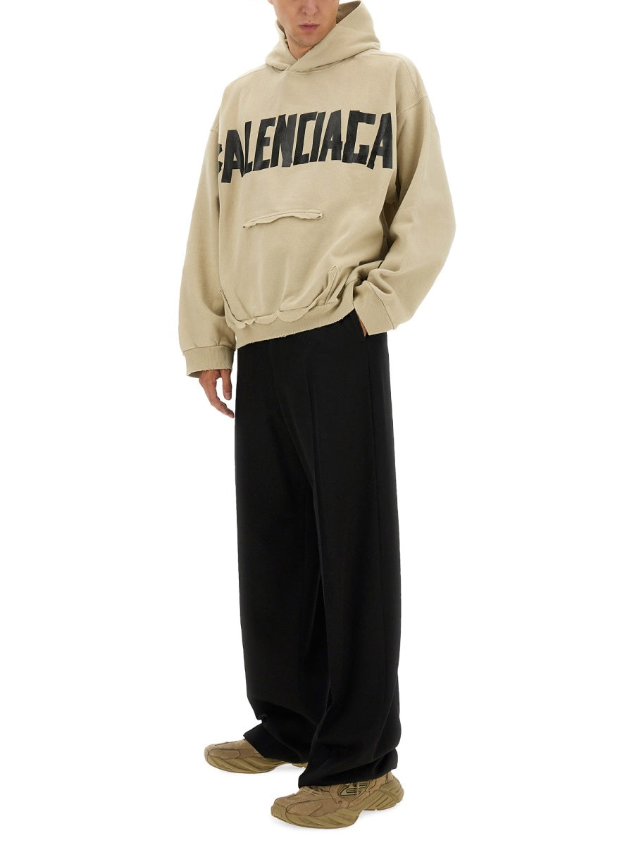 Balenciaga Men "Tape Type" Sweatshirt BALENCIAGA