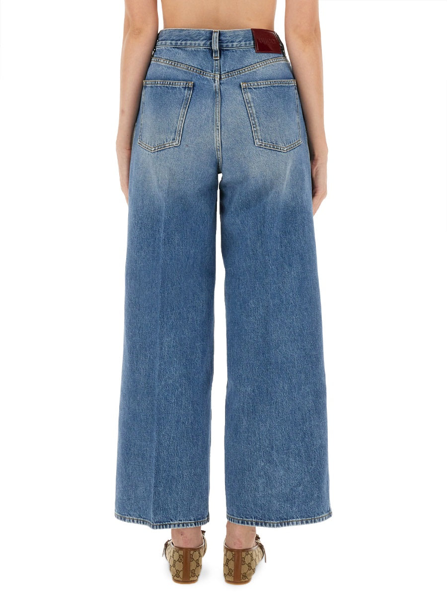 Gucci Women "Wide-Leg" Jeans GUCCI
