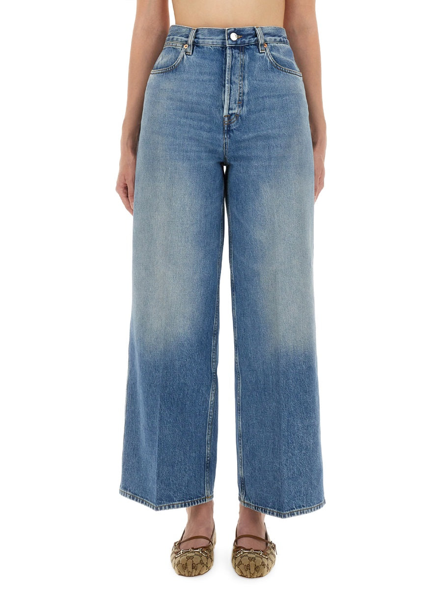 Gucci Women "Wide-Leg" Jeans GUCCI