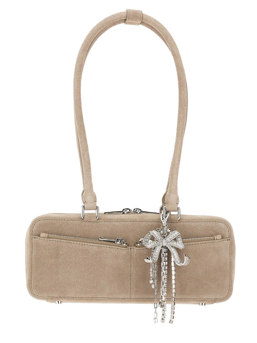 Self-Portrait Women Baguette Shoulder Bag With Charm SELF-PORTRAIT