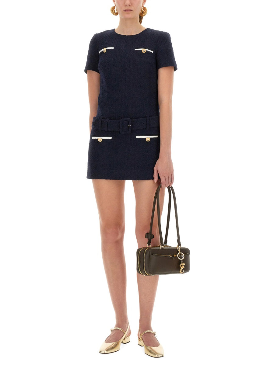 Self-Portrait Women Mini Boucle Dress SELF-PORTRAIT