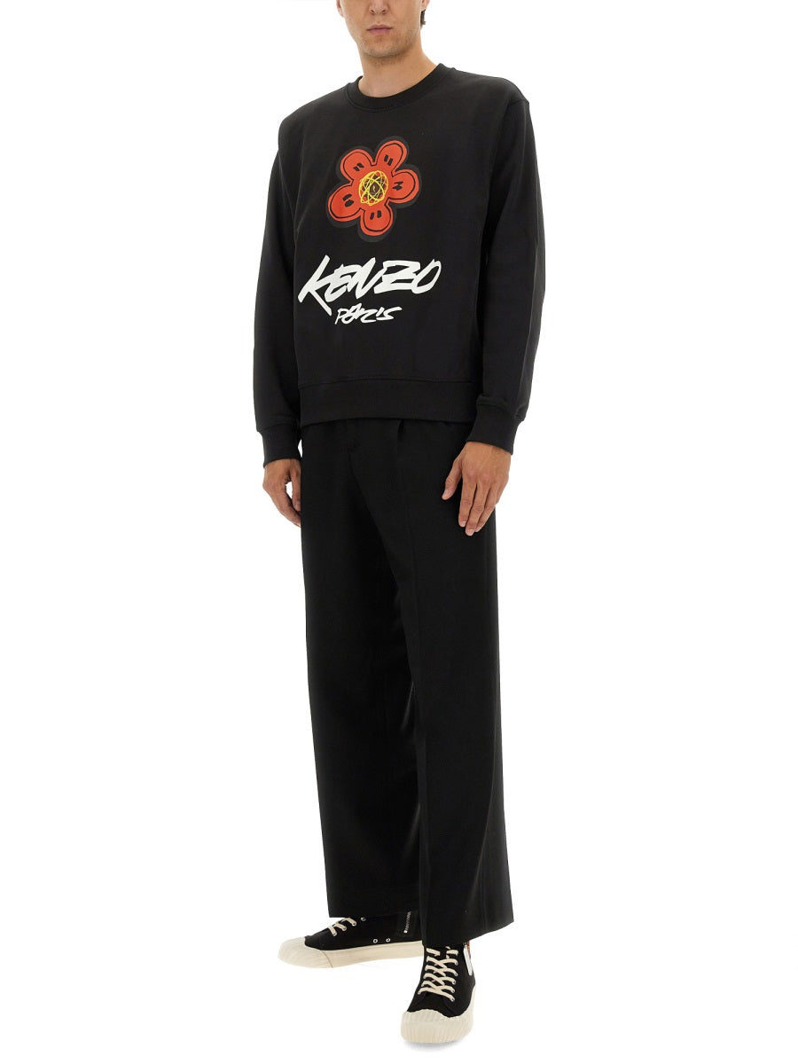 Kenzo Men Cotton Sweatshirt "Kenzo X Futura 2000" KENZO