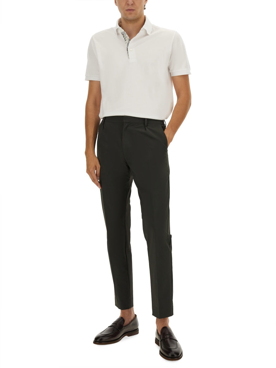 Etro Men Polo Shirt With Embroidered Pegasus ETRO