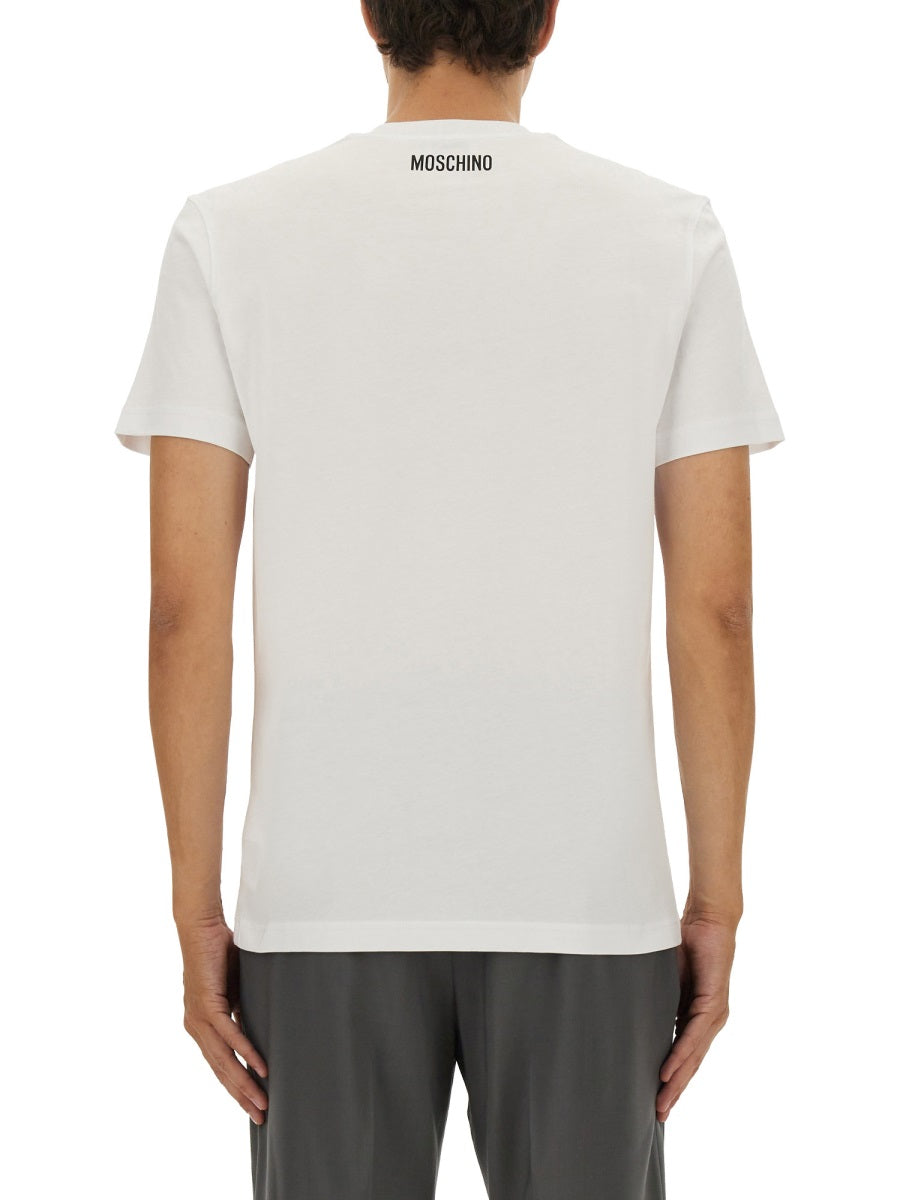 Moschino Men T-Shirt With Logo MOSCHINO