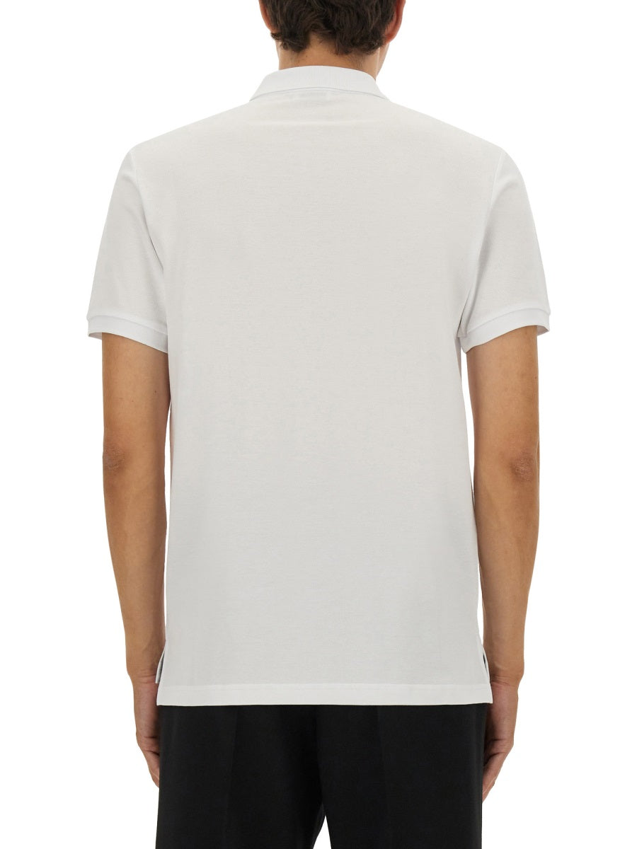 Moschino Men Cotton Pique Polo MOSCHINO