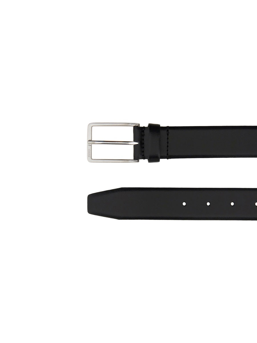 Boss Men Belt With Buckle BOSS