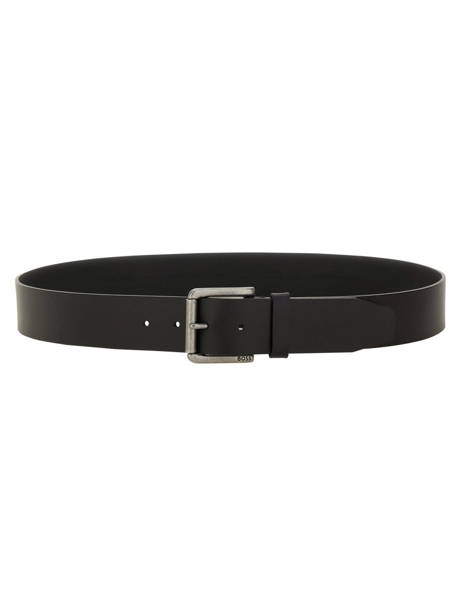 Boss Men Belt With Buckle BOSS