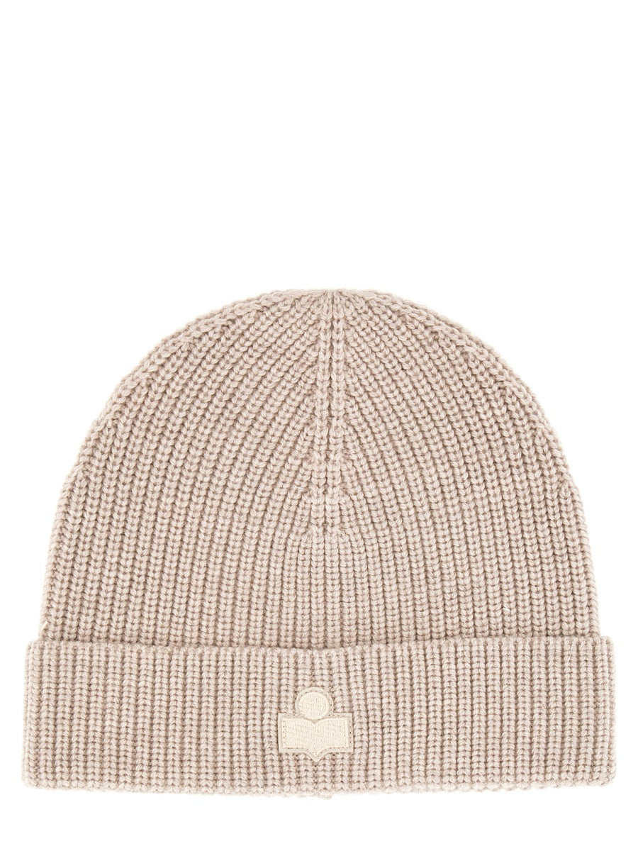 Isabel Marant Women Wool Hat With Logo Patch ISABEL MARANT