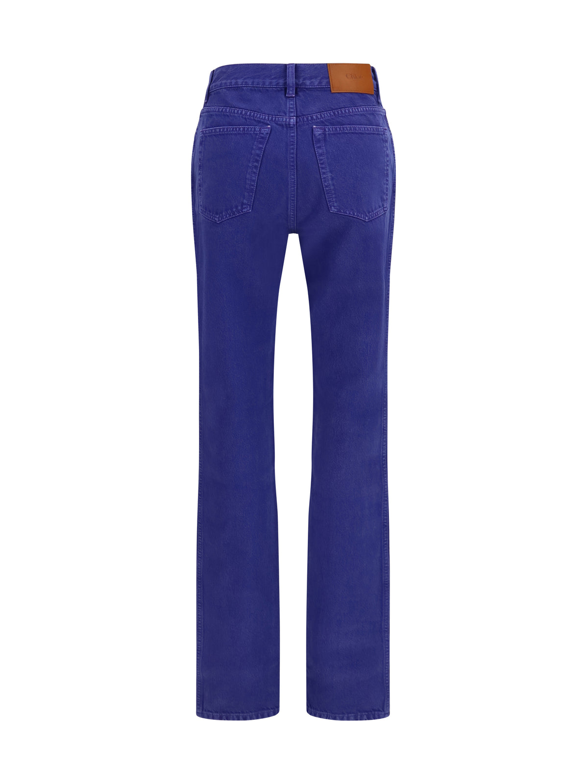 Chloé Women Cotton Denim Pants CHLOE
