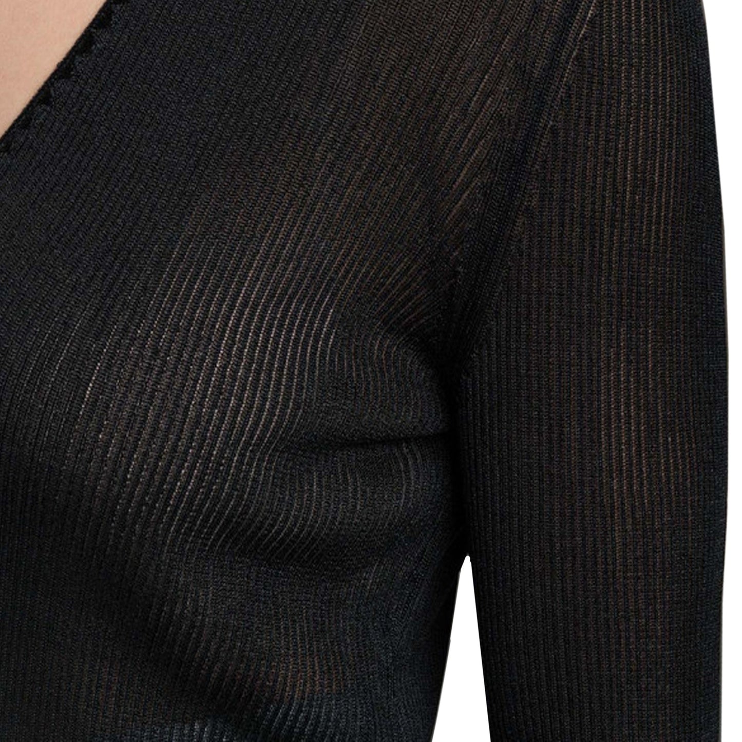 Tom Ford Sheer Fine-Ribbed Top Women TOM FORD