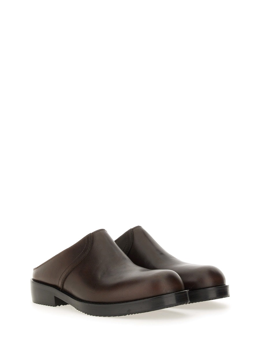 Dries Van Noten Men Leather Clogs DRIES VAN NOTEN