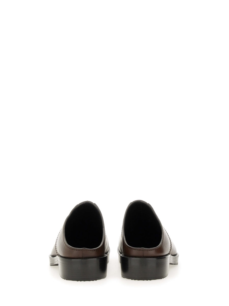 Dries Van Noten Men Leather Clogs DRIES VAN NOTEN