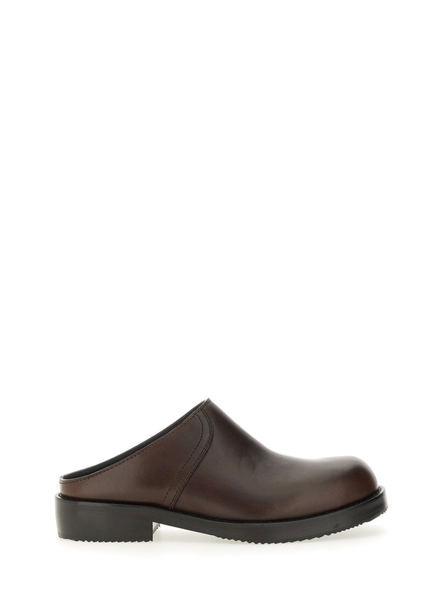 Dries Van Noten Men Leather Clogs DRIES VAN NOTEN